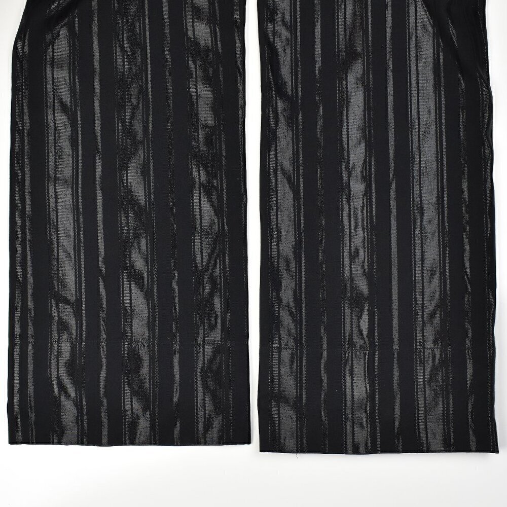 7 For All Mankind Wide Leg Shine Bottom Stripe Pants NEW S - Picture 3 of 7